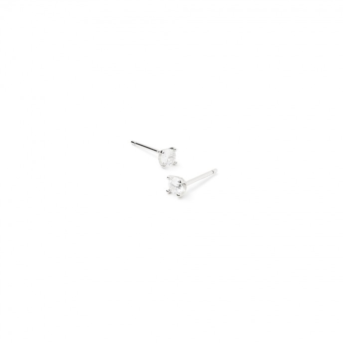 PENDIENTES DE METAL CON CIRCONITA