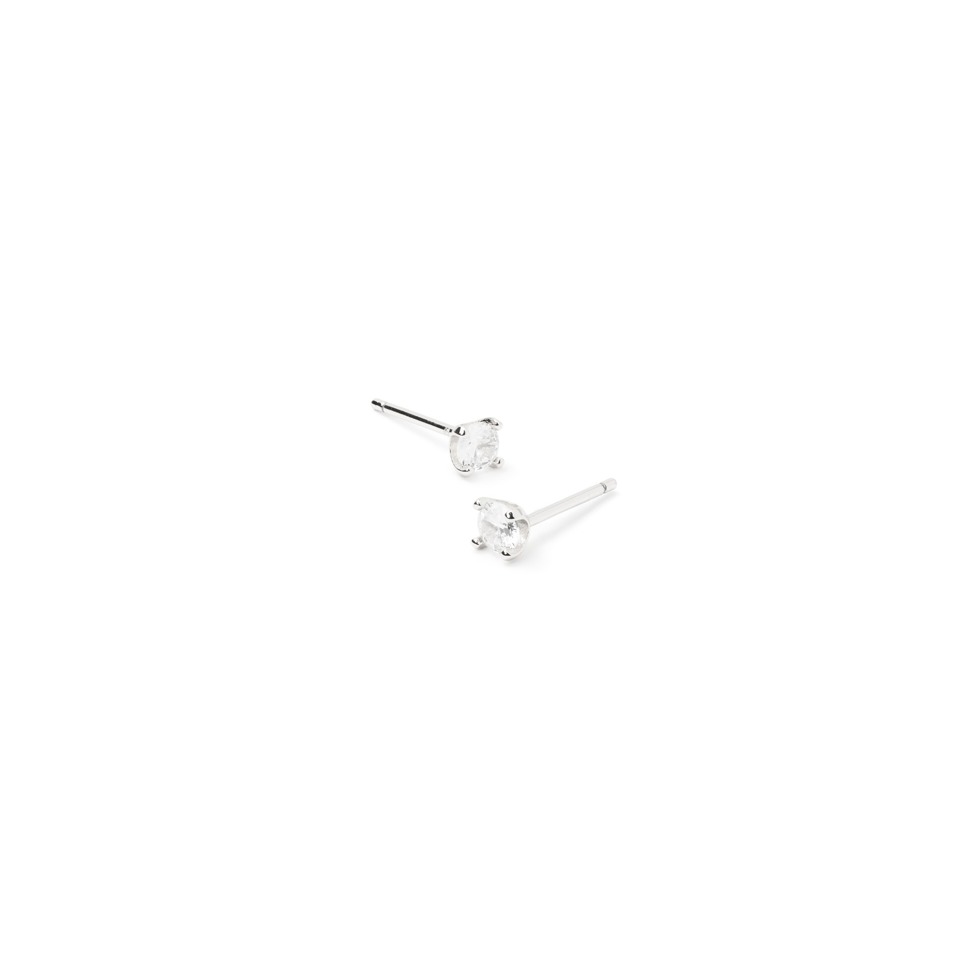 BRINCOS METAL ZIRCÃO