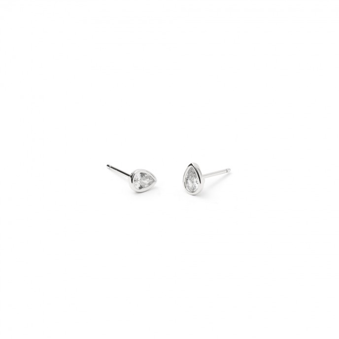 PENDIENTES GOTA DE METAL