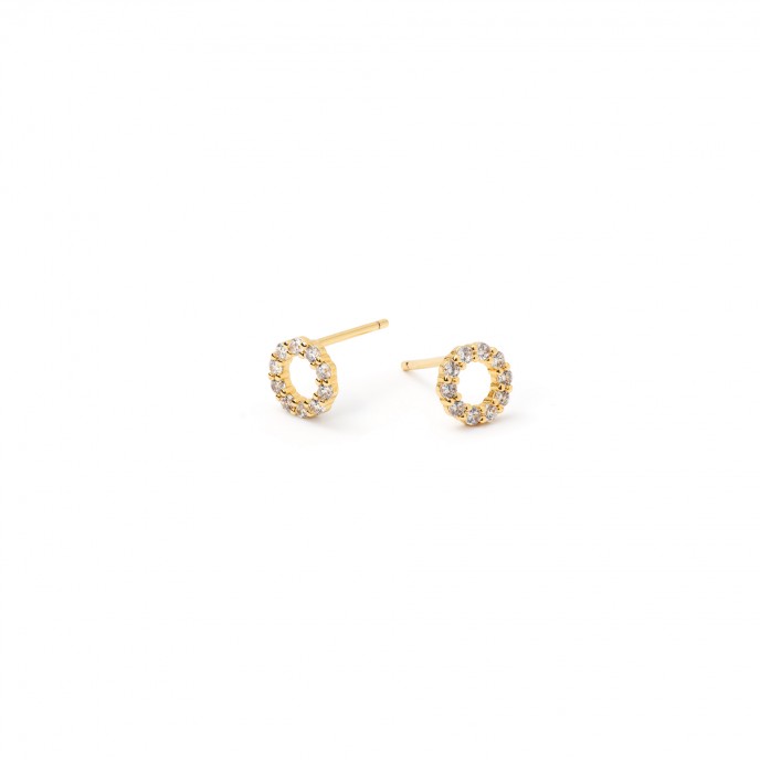 PENDIENTES BRILLANTES DE METAL