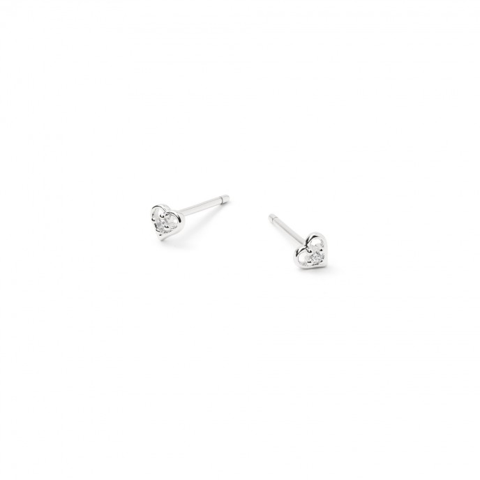 PENDIENTES CORAZ�N DE METAL