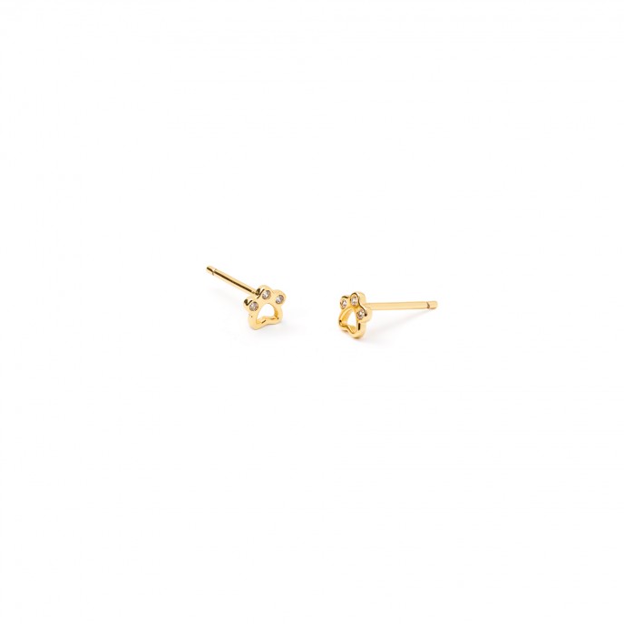 PENDIENTES PATA DE METAL