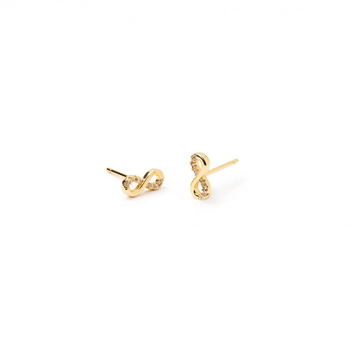 PENDIENTES INFINITO DE METAL