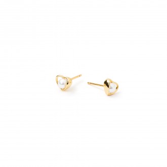 PENDIENTES CORAZ�N DE METAL