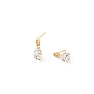 PENDIENTES GOTA DE METAL