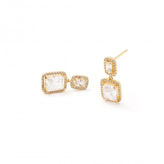 PENDIENTES BRILLANTES DE METAL