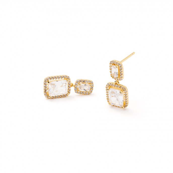 SHINY METAL EARRINGS