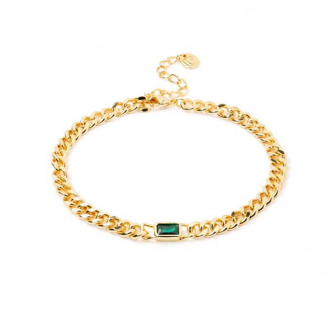 PULSERA DE METAL CON CIRCONITA
