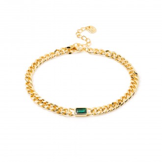 METAL BRACELET WITH ZIRCON