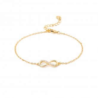 METAL BRACELET WITH INFINITY