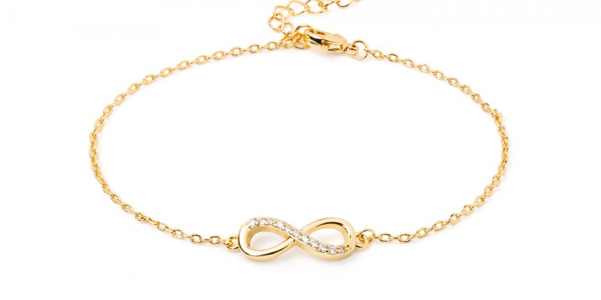 METAL BRACELET WITH INFINITY