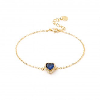 METAL BRACELET WITH HEART