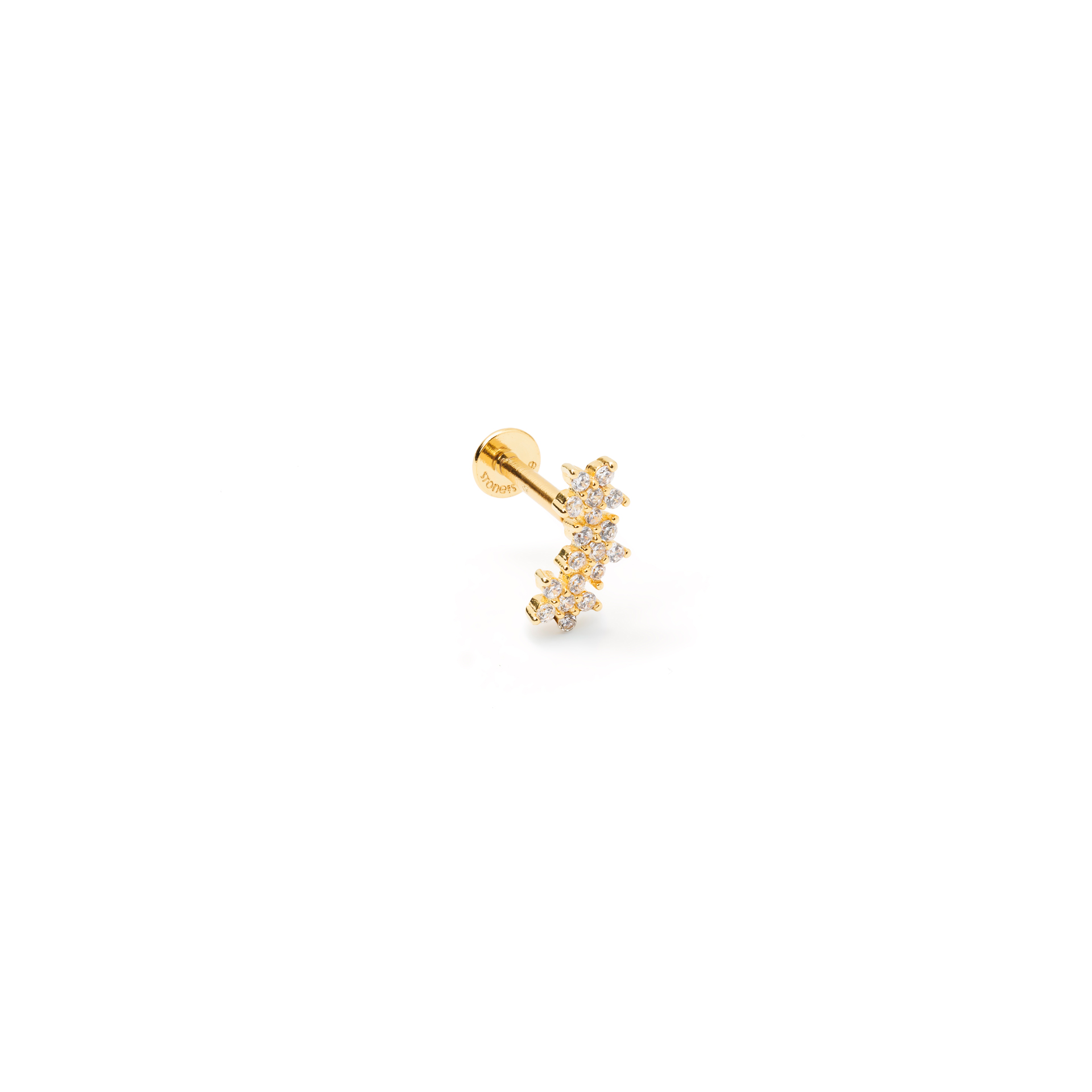 BRINCO ROSCA METAL FLORES