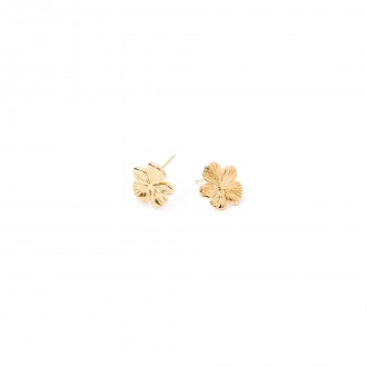 PENDIENTES FLOR DE ACERO