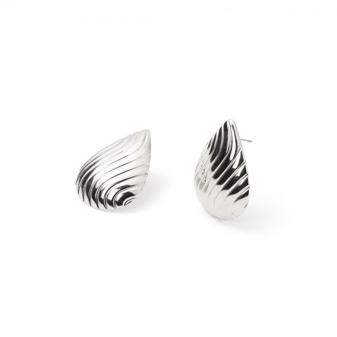 STEEL DROP EARRINGS