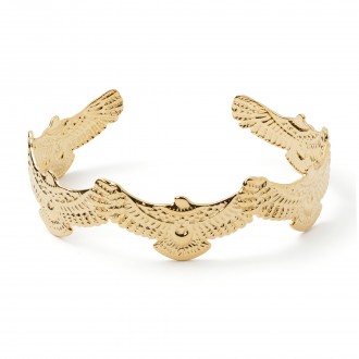 STEEL BRACELET WITH EAGLE