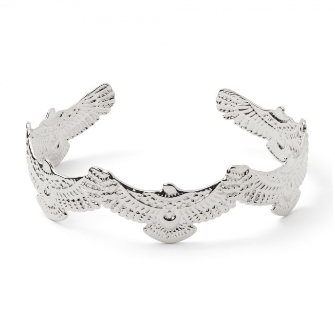 STEEL BRACELET WITH EAGLE