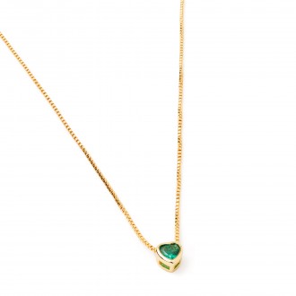 METAL NECKLACE WITH HEART