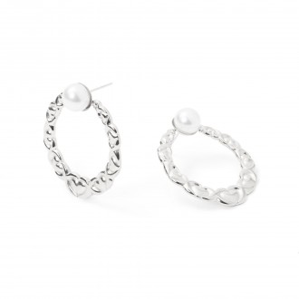 HEARTS STEEL EARRINGS