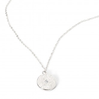 STEEL NECKLACE WITH ZIRCON