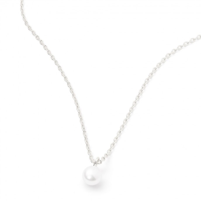 COLLAR CON PERLA DE METAL