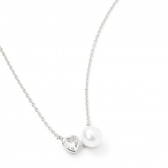 METAL NECKLACE WITH HEART