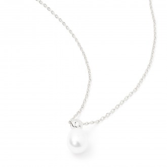 COLLAR DE METL CON PERLA