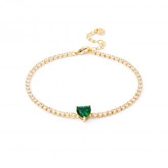 METAL BRACELET WITH HEART