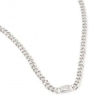 METAL NECKLACE WITH ZIRCON