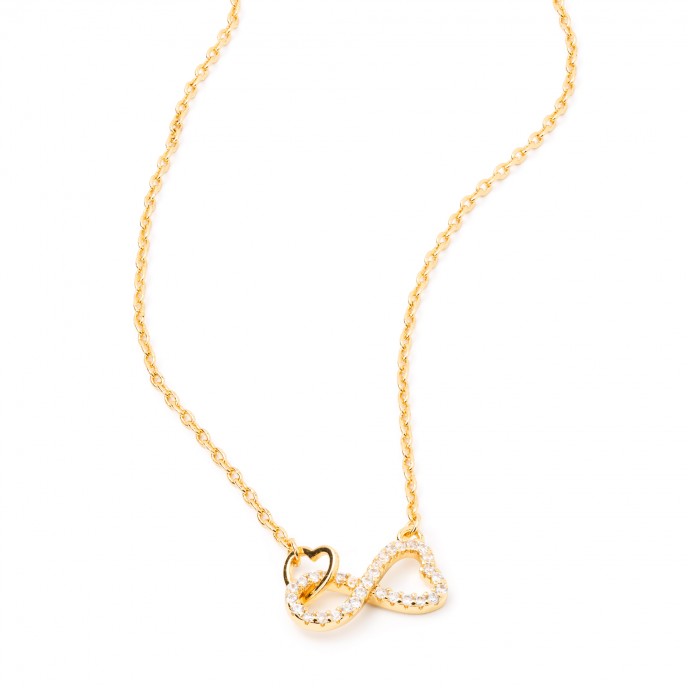 INFINITY METAL NECKLACE