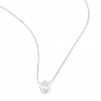 METAL NECKLACE WITH DROP