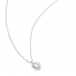 Metal Plaqueado a R�dio com zirc�o Branco