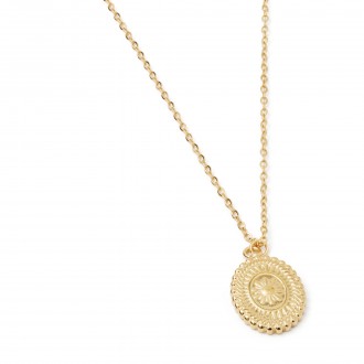 STEEL NECKLACE WITH SUN