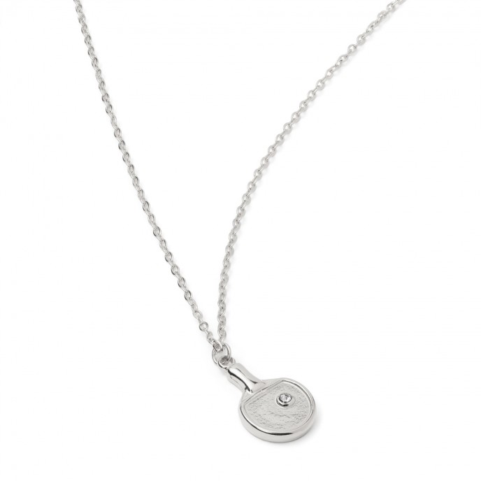 STEEL NECKLACE WITH RACKET