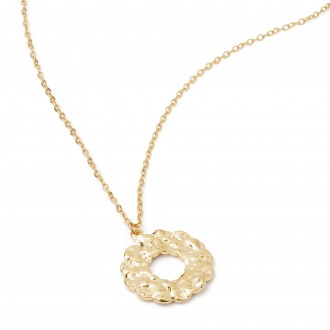 HAMMERED STEEL NECKLACE