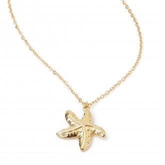 STEEL NECKLACE WITH STARFISH