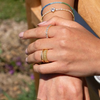 CROSS METAL RING