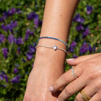 METAL BRACELET WITH HEART