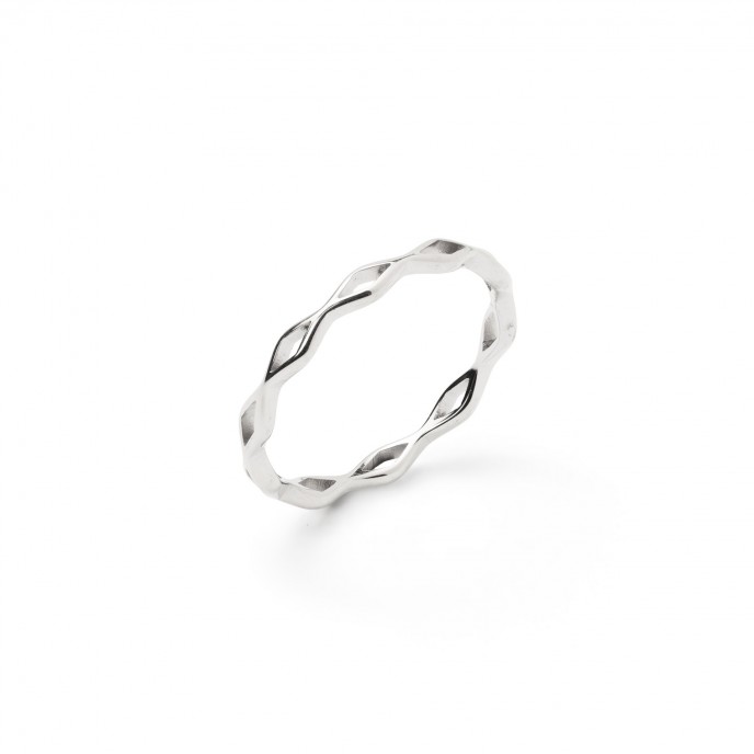 GEOMETRIC STEEL RING