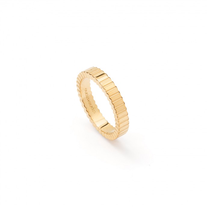 STEEL STRIPES RING