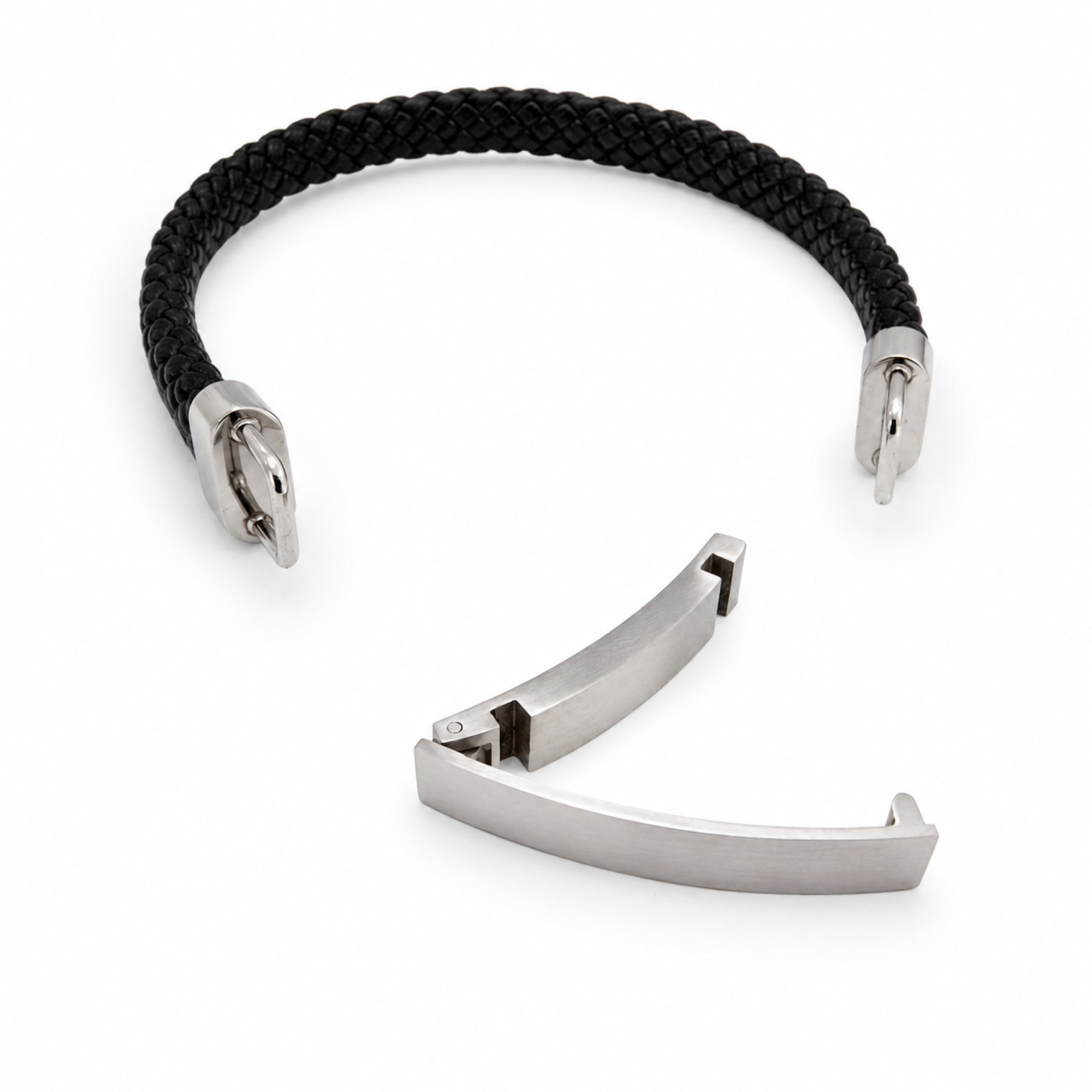 PULSEIRA HOMEM AÇO CABEDAL