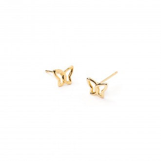 STEEL BUTTERFLY EARRINGS