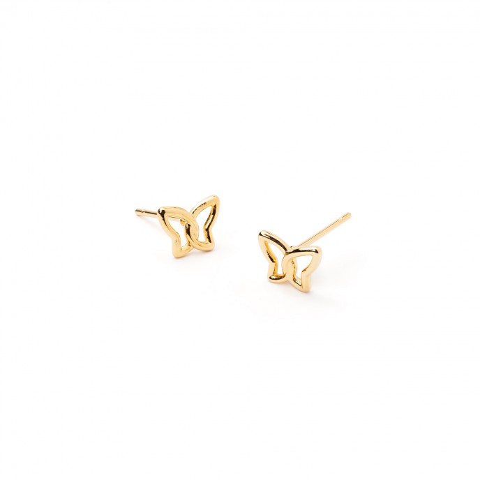 STEEL BUTTERFLY EARRINGS
