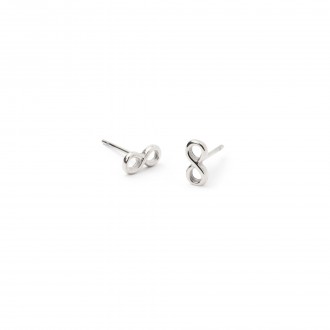 STEEL INFINITE EARRINGS