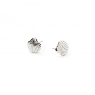 STEEL SHELL EARRINGS