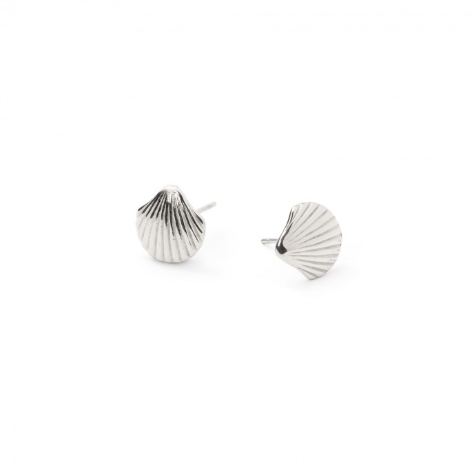 STEEL SHELL EARRINGS