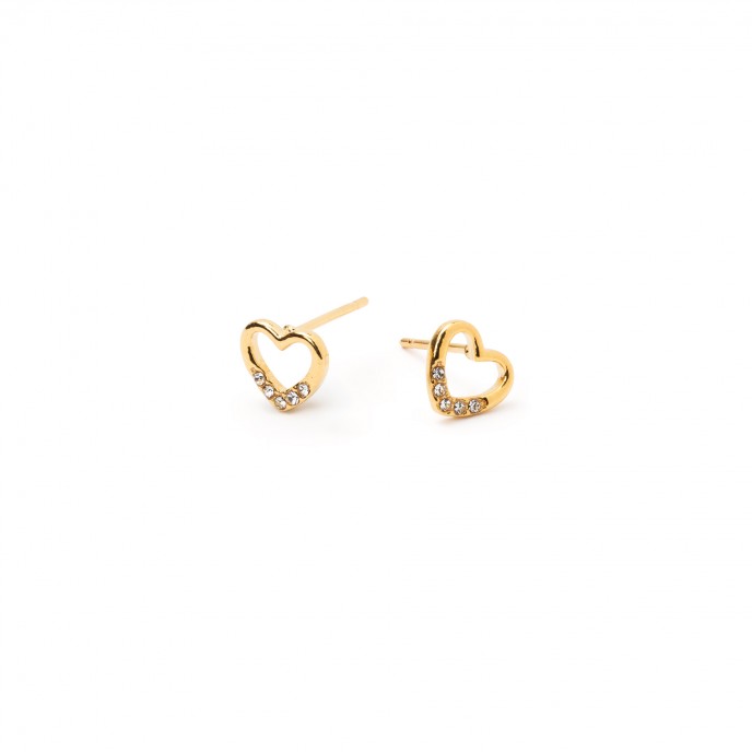 PENDIENTES CORAZ�N DE ACERO