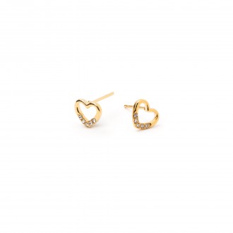 STEEL HEART EARRINGS