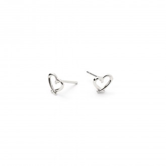 STEEL HEART EARRINGS