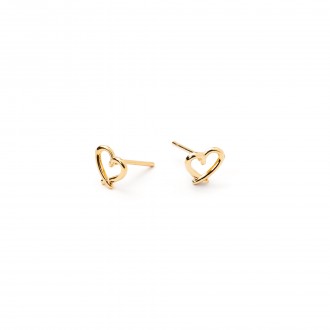 STEEL HEART EARRINGS